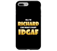 Richard Costume IDGAF Funny Meme Halloween Costume for Rich Coque pour iPhone 7 Plus/8 Plus