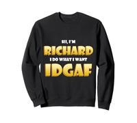 Richard Costume IDGAF Funny Meme Halloween Costume for Rich Sweatshirt