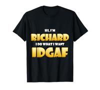 Richard Costume IDGAF Funny Meme Halloween Costume for Rich T-Shirt