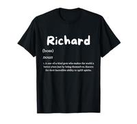 Richard Definition Personalized Name Custom Costume for Rich T-Shirt