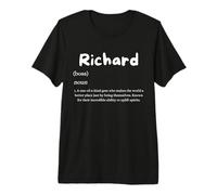 Richard Definition Personalized Name Custom Costume for Rich T-Shirt Haut de Gamme