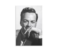 Richard Feynman Poster sur toile pour salon 50 x 75 cm