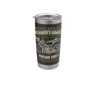 Richard Garage Vintage Moto Design pour Nom Richard Gobelet isotherme en acier inoxydable double paroi