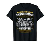 Richard Garage Vintage Moto Design pour Nom Richard T-Shirt