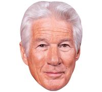 Richard Gere (White Hair) Big Head. Masque plus grand que nature.