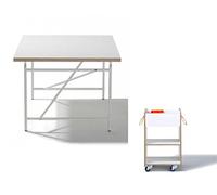 Richard Lampert Table de bureau pour enfant Blanc 150 x 75 cm