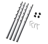 Richard Lampert Tige de rallonge Eiermann long chrome 3,5cm trame perforée