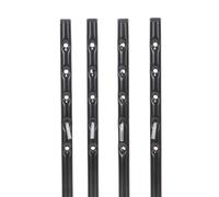 Richard Lampert Tige de rallonge Eiermann long noir RAL 9005 3,5cm trame perforée
