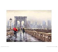 Richard Macneil (Brooklyn Bridge 30 x 40 cm Toile Imprimée