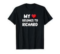Richard - Mon cœur Appartient à Richard - l'amour T-Shirt Graphique avec Valeur