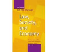 Richard Rawlings Law, Society, and Economy (Relié)