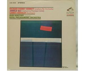 Richard Rodney Bennett ~ Symphony No. 1, Arnold Bax ~ Overture to a Picaresque Comedy, Lennox Berkeley ~ Divertimento