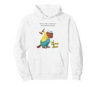 Richard Scarry Mr. Beaver Hammering Wood Construction Sweat à Capuche