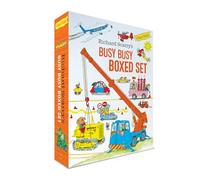 Richard Scarry's Busy Busy Boxed Set: Busy Busy Airport; Busy Busy Cars and Trucks; Busy Busy Construction Site; Busy Busy Farm