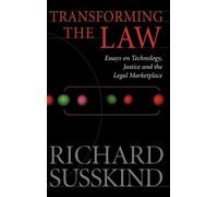 Richard Susskind Transforming the Law (Relié)