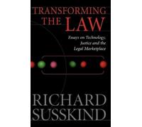 Richard Susskind Transforming the Law (Relié)