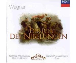 Richard Wagner: Der Ring Des Nibelungen: Great Scenes (The Ring of the Nibelungs) [69 Minutes of Highlights / Excerpts / Scenes) [Sir Georg Solti, Vienna Philharmonic Orchestra, Birgit Nilsson, Wolfga