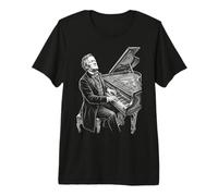 Richard Wagner Pianiste Composser T-Shirt Haut de Gamme