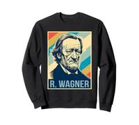 Richard Wagner Poster Compositeur d'opéra Sweatshirt