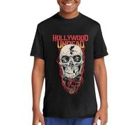 RichardMPage-id Boys Or Girls Hollywood Undead Day of The Dead Comfortable Youth Tee Black Manches Courtes(Medium)