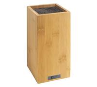 RICHARDSON SHEFFIELD - Bloc avec tiges spaghetti noires pour ranger les couteaux - Bloc Universel - Acier inoxydable, Finition - 26 x 15.5 cm - Bois clair