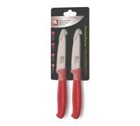 Richardson Sheffield Couteau à éplucher 2 pièces Acier inoxydable/Rouge