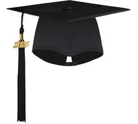 RichDeer Toge Diplôme Chapeau, Toque de Docteur Baccalauréat, Graduation Universitaire Unisexe pour Lycée et Cérémonie de Remise des Diplômes