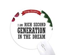 riche de deuxième génération tapis de souris en caoutchouc de sapin de noël