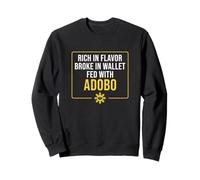 Riche en saveur cassée dans un portefeuille alimenté par le ventilateur Adobo Cool Adobo Sweatshirt