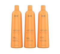 Richee Professional | Coffret de soins capillaires Argan et Ojon | Traitement professionnel | 3 produits : shampoing 1000 ml, soin beauté 1000 ml, masque 1000 g