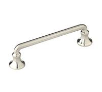 Richelieu Hardware BP0874195 Toulon Collection Poignée de tiroir traditionnelle ronde en nickel brossé 96 mm pour cuisine, salle de bain et meubles