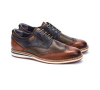 Richelieu homme blanc PIKOLINOS 128853 - Peau - Semelle int. Gomme - Doublure Textile 45