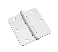 richelieu matériel 2821 WB 3-1/2 complète à larder Butt Hinge-1/4 Radius, Blanc