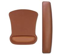 RICHEN Repose-poignet pour clavier et souris Ensemble ergonomique avec tapis de souris, durable, confortable et léger pour une saisie facile et un soulagement de la douleur (Marron)