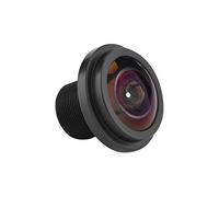 Richer-R CCTV Lentille Fisheye, HD 5.0Megapixel 1.7mm CCTV lentille Objectif Caméra de Surveillance 185 degré Grand Angle lentille de Remplacement Compatible Les Jeux de puces CCD