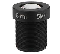 Richer-R CCTV lentille, HD 5 Millions Pixels 8mm Longueur focale IR CCTV lentille Objectif Caméra de Vidéosurveillance lentille de Remplacement Support Vision Nocturne IR pour Objectif M12 * 0.5