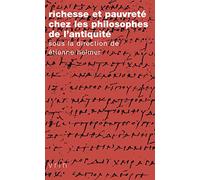 Richesse et pauvreté chez les philosophes de l'antiquité