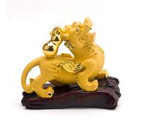 Richesse Porsperity Pi Xiu/Pi Yao Statue Figurines Sculpture Décoration de Bureau à Domicile Décoration de Table Ornements pour la Richesse et la réussite, Une Paire (Taille : Une Paire)