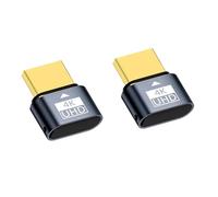 Richeyty Lot de 2 prises fictives compatibles avec 4K HDR moniteur virtuel EDID Headless Ghost Emulator prend en charge 4 K 60 Hz 1080 120 Hz B