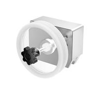 Richeyty Machine à laver pour disques en vinyle à ultrasons de 6 litres avec support, nettoyeur rotatif pour disques LP EP de 7 à 12 pouces, 1 tr/min