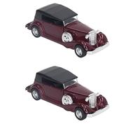 Richeyty Modèle de Voiture Vintage, Modèle de Mini Voiture Rétractable en Alliage Antique Authentique pour Les Collectionneurs de Transport pour Bibliothèque