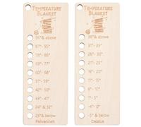 Richeyty Nuancier de Couleurs RéUtilisables pour Couverture en Bois, Carte D'Organisation D'Ombres Laine, Planificateur Couverture pour Projets de Crochet en, Cadeaux Faits à la Main