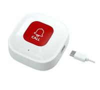 Richeyty Tuya WiFi Smart Bouton D'Appel SOS Sans Soignant Téléavertisseur Émetteur D'Alerte Téléphonique Bouton D'Appel D'Urgence pour Personne Âgée