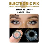 RichGirl Blue Lentilles de contact cosmétiques colorées yeux multicolores Pupilles de beauté RichGirl Blue