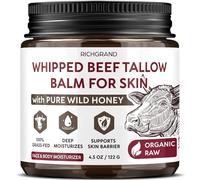 RICHGRAND Bœuf pour la peau : milkshake hydratant pour animaux avec saule au miel sauvage et cire d'abeille, soin naturel pour le visage et le corps, hydratant en profondeur