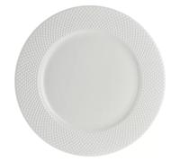 RICHIAMO Assiette plate en porcelaine D27 PORCELLANA BIANCA