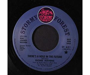 RICHIE HAVENS - there's a hole in the future / minstrel from gault 45 rpm single