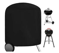 RICHIE Housse de barbecue ronde étanche et robuste, pour barbecue à gaz 73 x 71 cm, Heavy Duty 420D avec cordon de serrage, coupe-vent, UV et imperméable