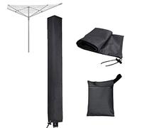 RICHIE Housse de protection imperméable avec fermeture éclair - 16 x 16 x 180 cm - Noir