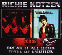 RICHIE KOTZEN - BREAK IT ALL DOWN/WAVE OF EMOTION 2 CD NEUF